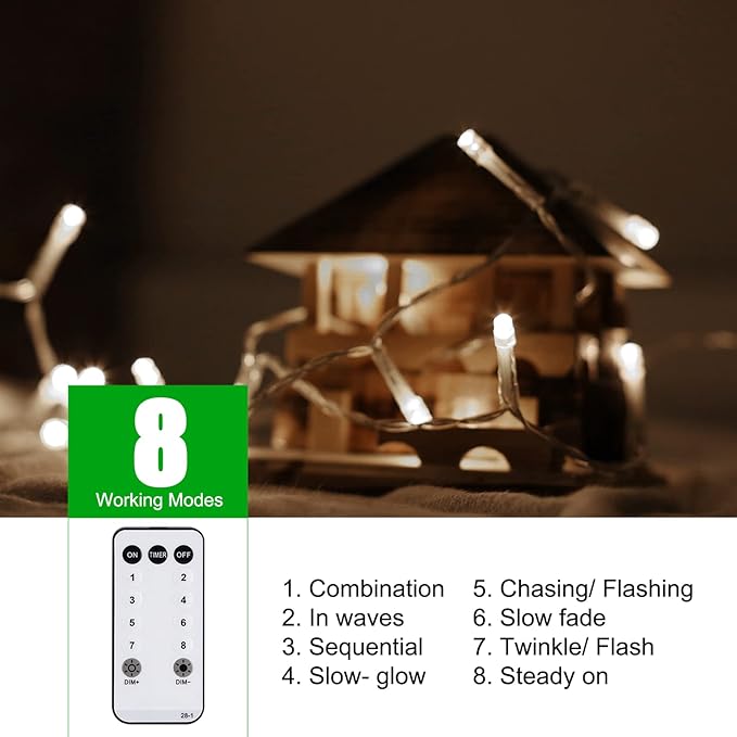 Brightown Christmas Icicle Lights Outdoor, 66 Feet 138 Drops with 736 LED, 8 Modes Waterproof Connectable Twinkle Fairy String Light for Christmas Thanksgiving Hanging Icicles (Pure White)