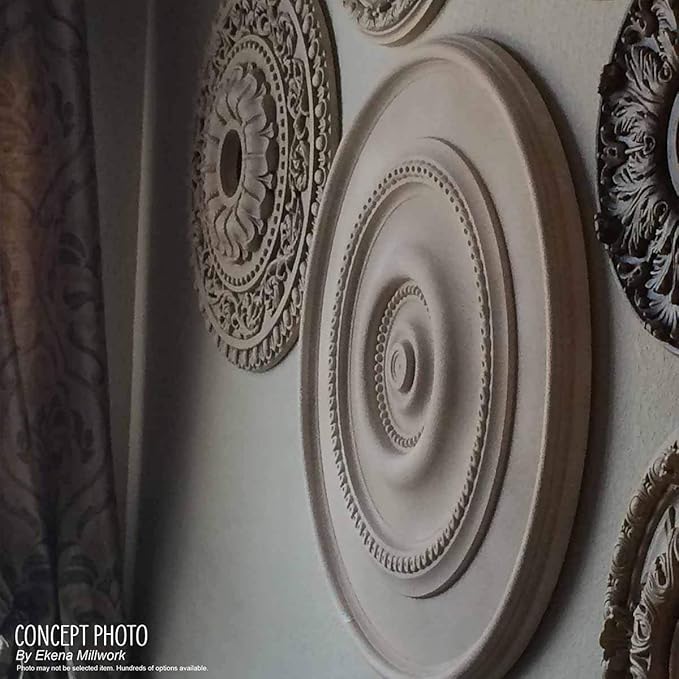 Ekena Millwork Bradford Ceiling Medallion, Pale Gold