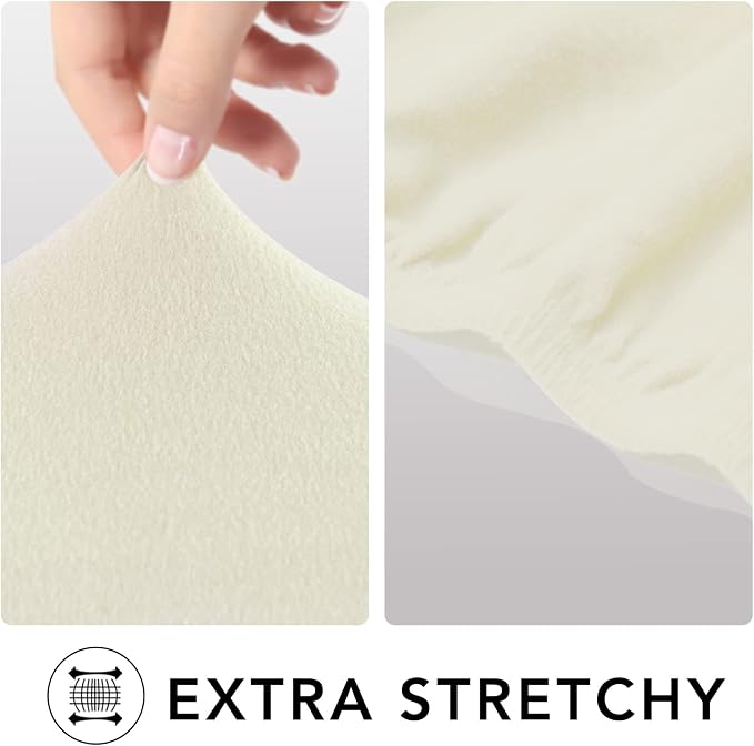 PureFit Super Stretch Chair Covers Fleece Couch Covers - Image 3