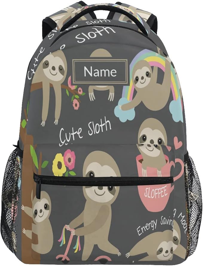 Custom Children's Name School Backpack Personalized Schoolbag Travel Bag for Teens Girls Boys