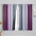 Purple and Grey Ombre Blackout Curtains by ESTELARTEXTILER