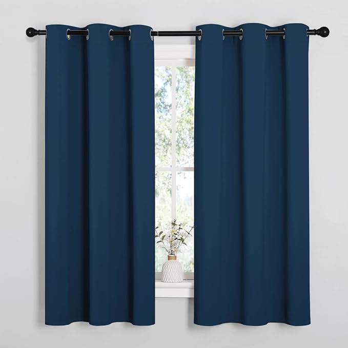 NICETOWN Window Curtain Panels, Thermal Insulated Solid Grommet Blackout by NICETOWN