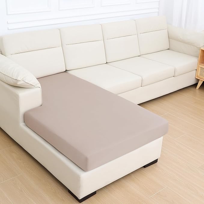 Milk Silk Couch Cushion Covers, Sofa Covers Washable by hyha
