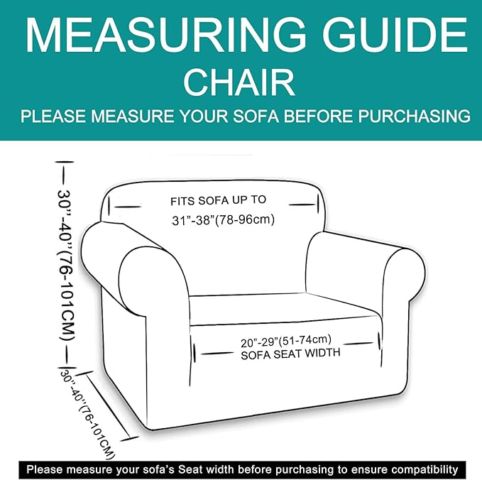 U-NICE HOME Stretch Couch Cover Slipcover - Image 6