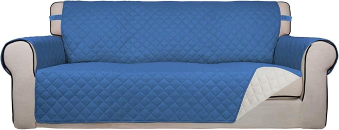 PureFit Reversible Quilted Sofa Cover Dog Couch Covers by PureFit