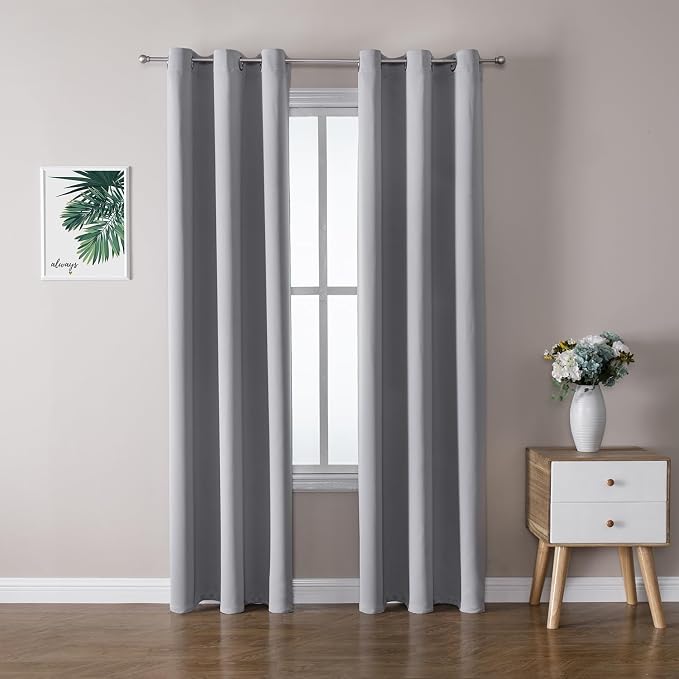 ChrisDowa Blackout Curtains for Bedroom and Living Room 72 Inches Long | 2 by ChrisDowa