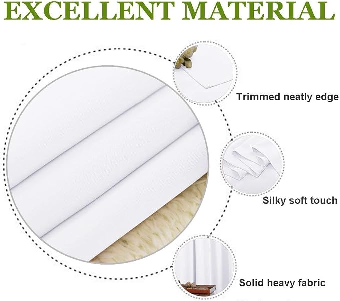 NICETOWN 50% Light Blocking Curtain Panels - Image 5