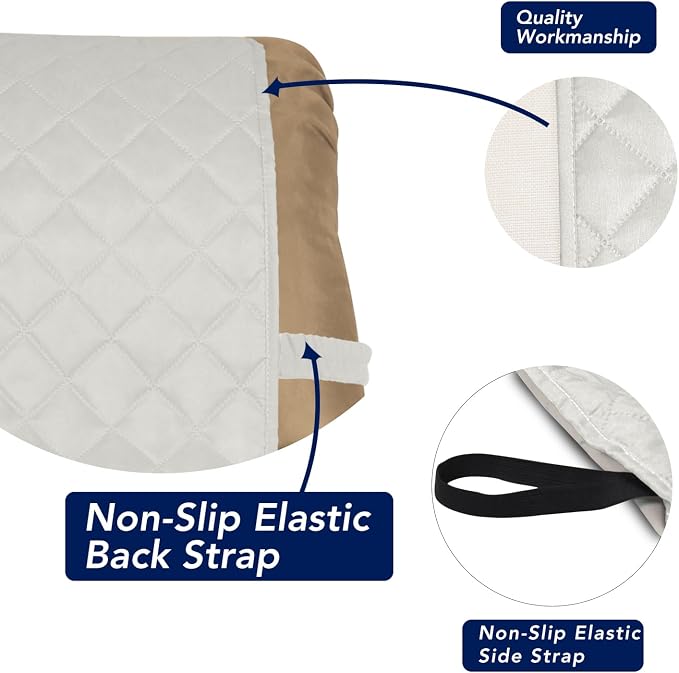 PureFit Reversible Recliner Chair Covers Couch Covers - Image 3