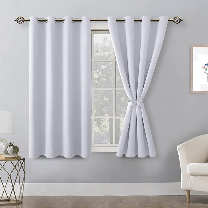 Blackout Curtains for Bedroom, 2 Panels, Energy Saving, Window Curtains - Image 8