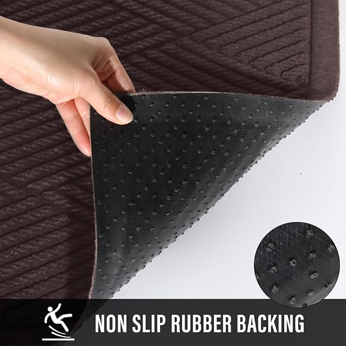 Sturdy Front Door Mat, Absorbent Muddy Dirt Resist Welcome Door Mats Outdoor - Image 4