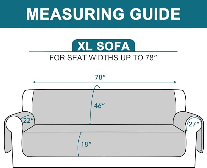 Turquoize 100% Waterproof Sofa Covers Couch Cover Sofa Cover - Image 5