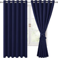 Blackout Curtains for Bedroom, 70 x 63 Inch, 2 Panels | Thermal Insulated & by Hiasan