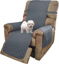 U-NICE HOME Reversible Recliner Chair Covers, Dark Blue/Light Grey | by U-NICEHOME