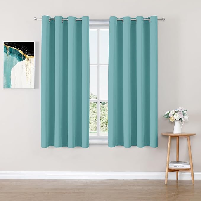 ChrisDowa Blackout Curtains for Bedroom and Living Room 54 Inches Long | 2 by ChrisDowa