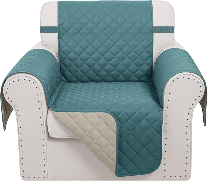 Reversible Recliner Chair Covers, Water Repellent, Chair Protectors Covers by LuxshareHome
