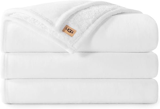 UGG Nita King Blanket, Reversible Plush Fleece, UGG Fluff Plush Face, Smooth by Unknown