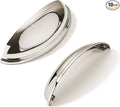 khtumeware 10 Pack 3-1/2" Drawer Pulls Polished Nickel Cabinet Cup Pulls Kitchen Hardware Cabinet Handles Drawer Handles Knobs 3.5 inch Hole Center