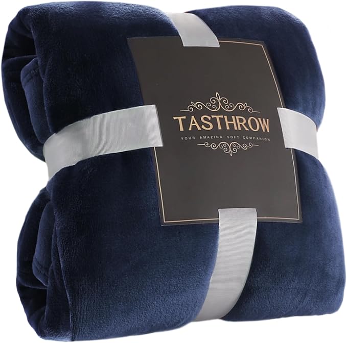 TASTHROW Large Flannel Fleece Throw Blanket, 50×70 Inch | Cozy Lightweight by TASTHROW
