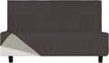 Easy-Going Reversible Couch Cover, Large Futon Sofa, Chocolate/Beige | Machine by Easy-Going