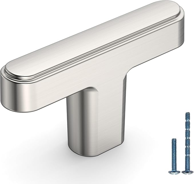 10 Pack Kitchen Cabinet Knobs Brushed Satin Nickel Dresser Drawer Knobs Kitchen Cabinet Hardware for Dresser Drawers