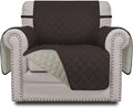 Easy-Going Reversible Couch Cover, Small Chair, Chocolate/Beige | Machine by Easy-Going