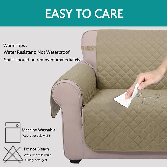 U-NICE HOME Loveseat Sofa Cover - Image 5