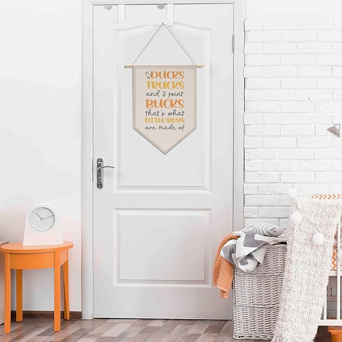 Nursery Decor Boy Room Decor, Gamer Room Decoration, Boho Twin Bedroom Sign, Canvas Hanging Flag Banner Wall Sign Decorations Gift for Bedroom Playroom Front Door