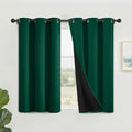 SimpleHome Dark Green 100% Blackout Curtains Room Darkening Living Room 45 | by SimpleHome