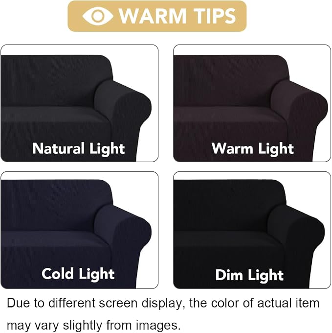 H.VERSAILTEX Stretch Sofa Covers 4 Seater Sofa Slipcovers - Image 3