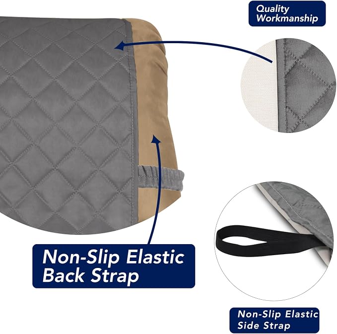 PureFit Reversible Recliner Chair Covers Couch Covers - Image 3