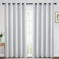Yakamok Room Darkening Curtains 70x84 inch Greyish White-Living Room | 2 panels by Yakamok