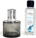 MAISON BERGER - Lampe Berger Home Fragrance Lamp Diffuser - Model Aroma - 4.9 x 3.2 x 3.2 inches - Includes Fragrance Aquatic Freshness - 250 milliliters - 8.45 Fluid Ounces (Aroma Happy)
