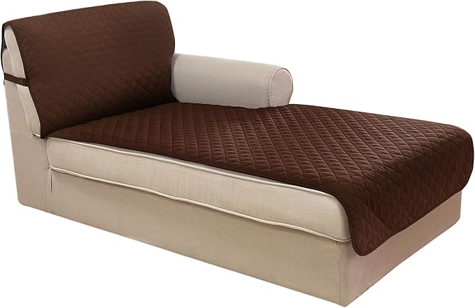 U-NICE HOME Sectional Couch Cover Chaise Lounge Cover, Pet Friendly, Elastic by U-NICEHOME