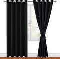 Blackout Curtains for Bedroom, 60 x 84 Inches Long, 2 Panels, Window Curtains by Hiasan