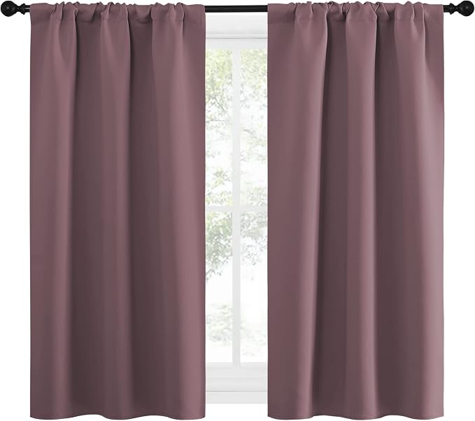 NICETOWN Kitchen Curtains, Short Blackout Curtains & Drapes, Home Decoration - Image 2