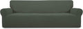 Easy-Going Stretch 4 Seater Oversized Sofa Couch Cover Olive Green | 1-Piece by Easy-Going