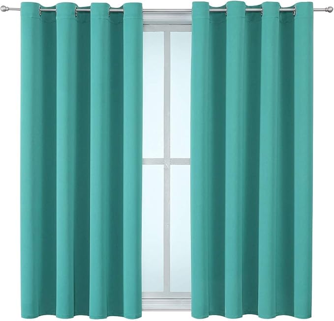 ChrisDowa Blackout Curtains for Bedroom and Living Room 54 Inches Long | 2 - Image 7