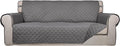 PureFit Reversible Quilted Sofa Cover Dog Couch Covers by PureFit