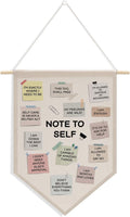 Therapy Office Decor Teacher Desk Must Haves Canvas Hanging Pennant Flag Banner Wall Sign Gift for Nursery Bedroom Playroom Game Room Front Door