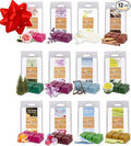 D'Eco Floral Scented Wax Melts - 12 Ct Variety Pack Home Fragrances- Long Lasting Scented Tarts for Warmers- Rose, Pine, Winter Berry, Lavender, Linen, & Nature Scents- Holiday Xmas Must Have Gift Set