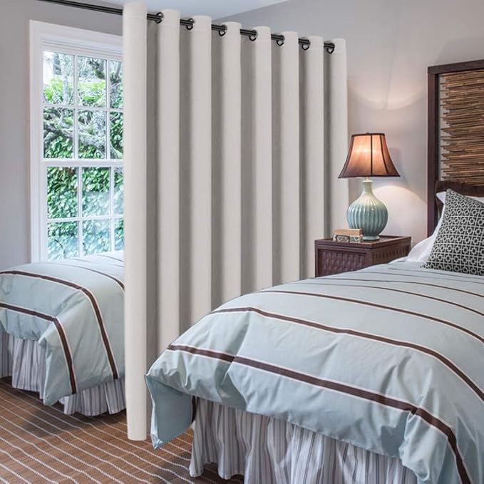 H.VERSAILTEX Blackout Patio Curtains 100 x 90 Inches - Image 2