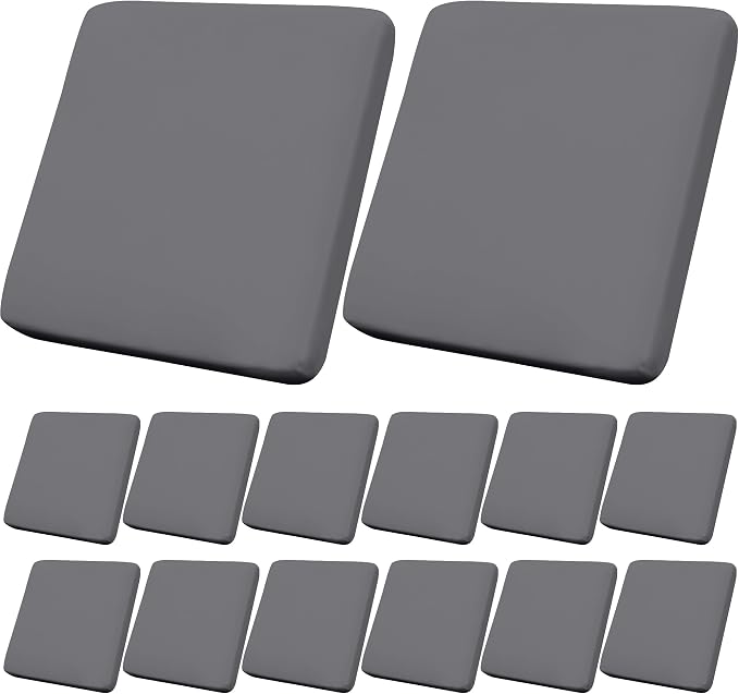 14Pcs Outdoor Cushion Covers, Elastic Patio Cushion Covers | Washable, by dreahoteztil