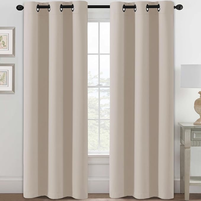 H.VERSAILTEX Blackout Curtains for Bedroom Thermal Insulated Room Darkening by HVERSAILTEX