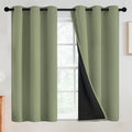 SimpleHome Sage 100% Blackout Curtains Room Darkening Living Room 54 Inch | by SimpleHome