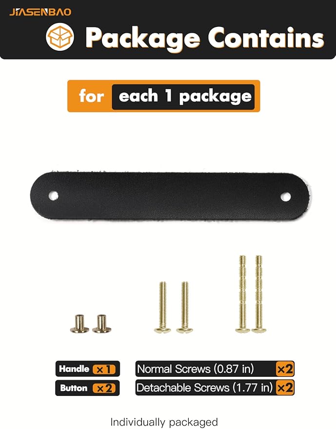 Black Leather Drawer Pulls 12 Pack 5"(128mm) Leather Handles Cabinet knobs for Kitchen Cabinet Drawers Bathroom Dressers