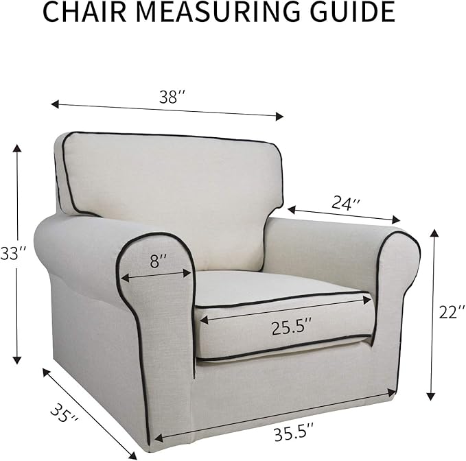 PureFit Stretch Chair Covers Fleece Couch Covers - Image 6