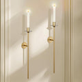 Sziqiqi Wall Candle Holder Gold: Candle Sconces Wall Decor Set of 2 for Dining Room Wall Hanging Candle Sticks Holder for Living Room Fireplace