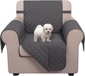 U-NICE HOME Reversible Recliner Chair Covers, Dark Grey | 23''Armchair Cover by U-NICEHOME