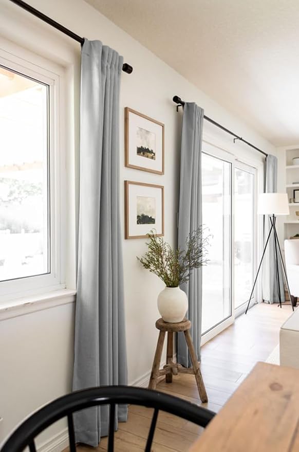 Linen Textured Total Blackout Curtains - Image 5