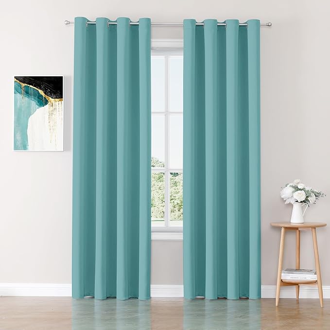 ChrisDowa Blackout Curtains for Bedroom and Living Room 84 Inches Long | 2 by ChrisDowa